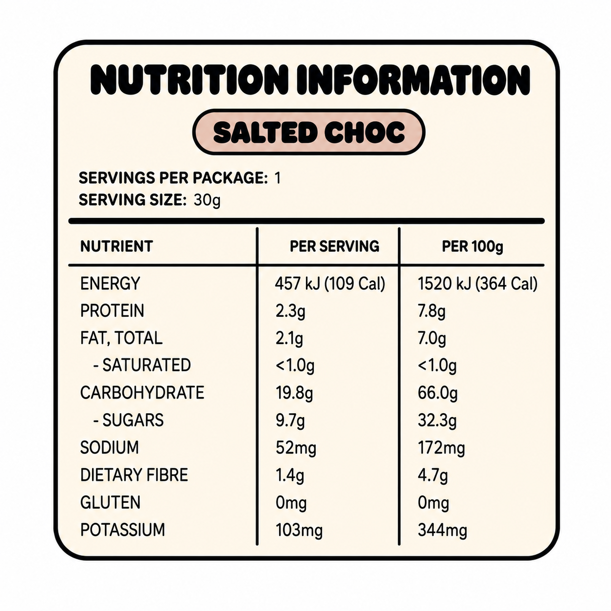 Energy bar