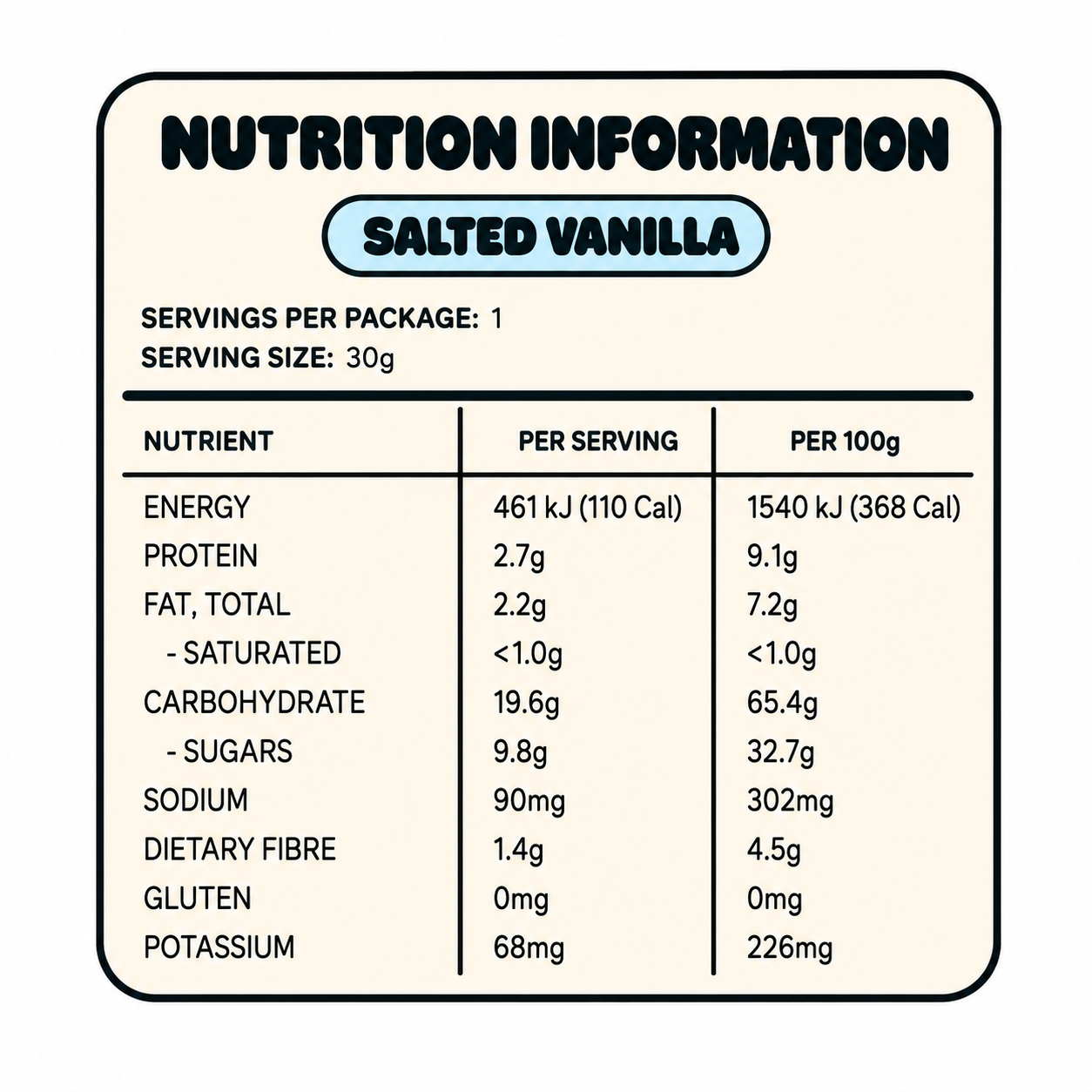 Energy bar